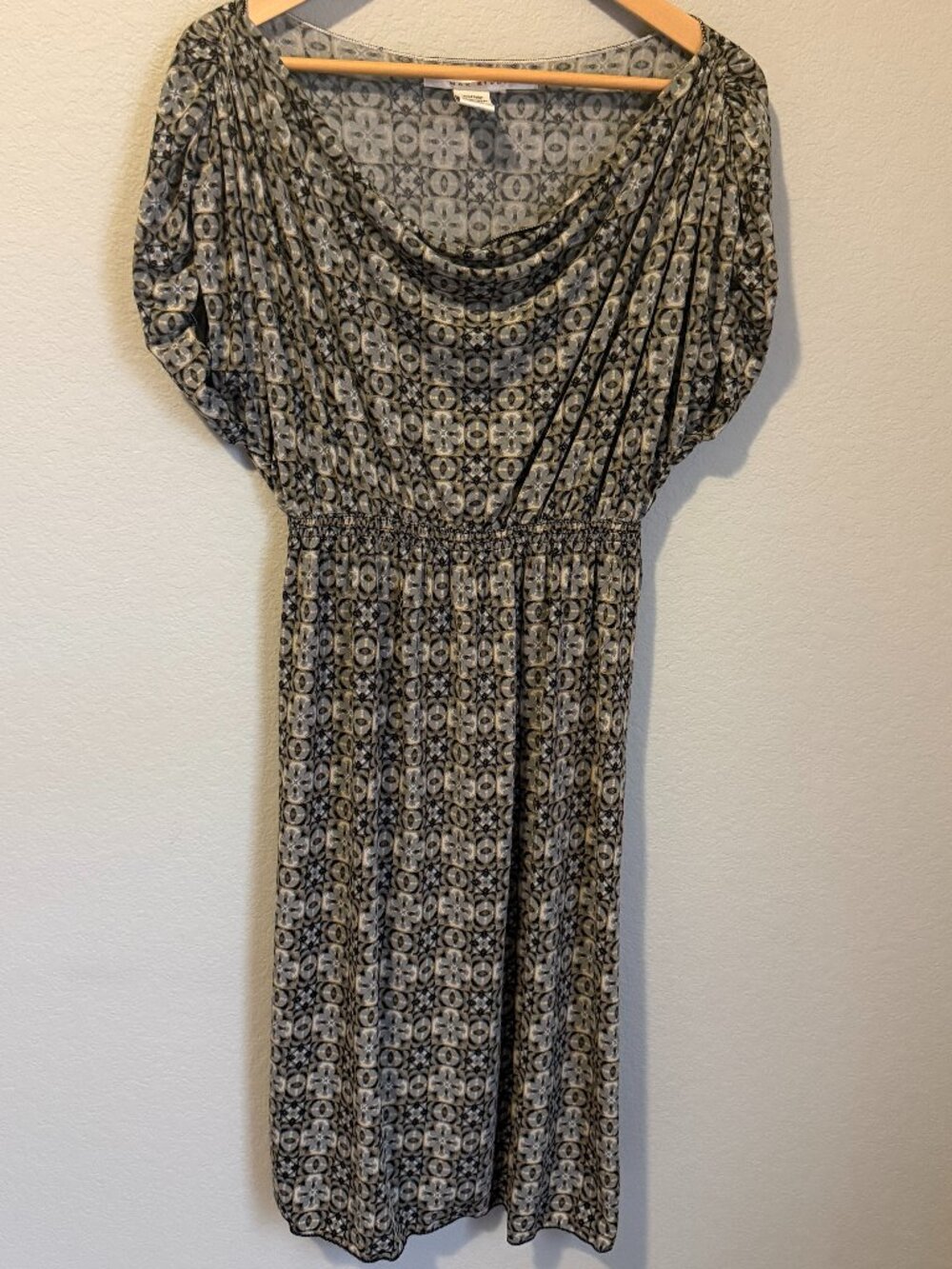 Grey Greek Inspired Max Studio Stretch dress | Size L